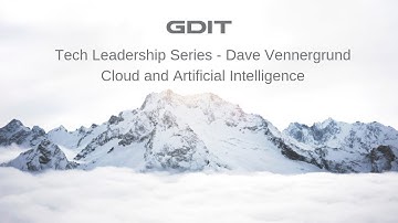 Government Matters Recap: Dave Vennergrund, Director, AI, Data & Analytics, GDIT
