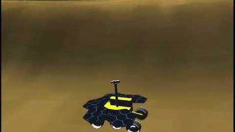 Mars rover short 3D animation (learning OpenGL)