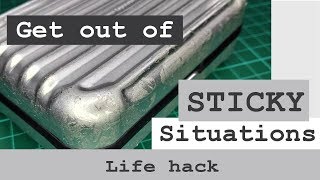 How To Remove Sticky Tape Mark Life Hack Tutorial