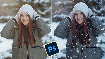 How to Create Realistic Snow Overlay - Photoshop Tutorial