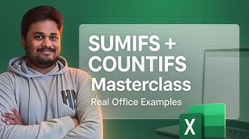 Master SUMIFS & COUNTIFS in Excel | Real Examples for Jobs & Interviews 🔥 #excel #sumifs #countifs