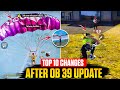 TOP 10 CHANGES AFTER OB39 UPDATE In Free fire⚡⚡