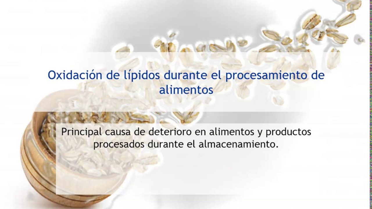 3 reaccion de oxidacion de lipidos