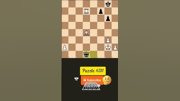 Puzzle #311 | Find the best move for white #Puzzle #Mate in 3 #Chessshorts #Chess  #letschess6281