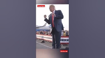 Thumbnail of #funny New #trumpdance #music #macarenadance #song  challenge on #uselection2024 #vlogmas #trump2025