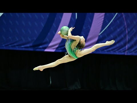 Ball Routine Viktoria Bukareva Level 7 - National Competition 2023 Rhythmic Gymnastics Palm Beach FL