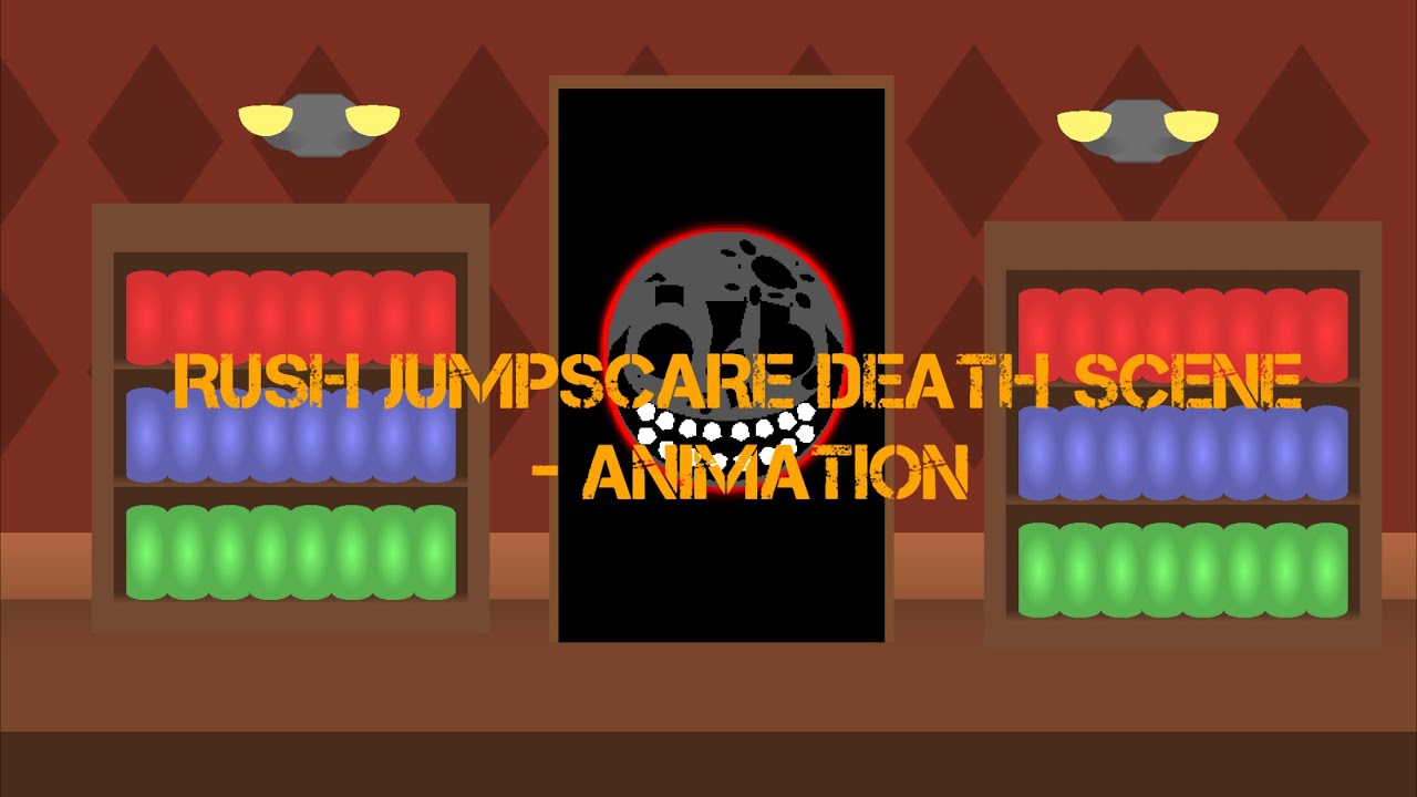 ROBLOX Doors Rush Jumpscare Animation Death Scene 1080p 30FPS HD YouTube