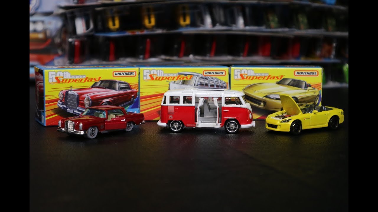 50th anniversary matchbox cars