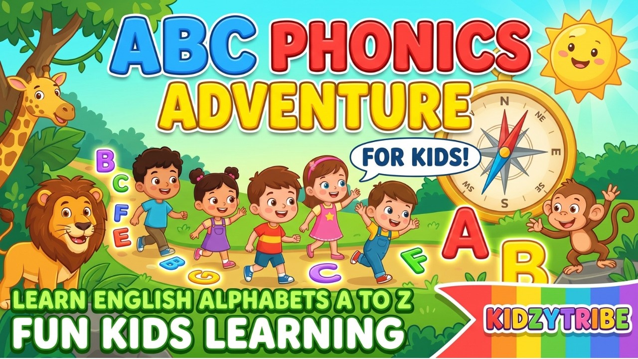 ABC Phonics Adventure for Kids | Learn English Alphabets A to Z | Fun ...