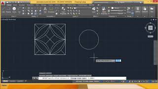 AutoCAD - Offset and mirror