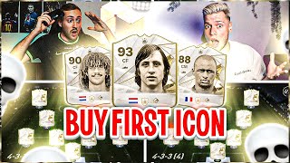 OMG  BUY FIRST ICON SQUAD BUILDER BATTLE  EA FC 24