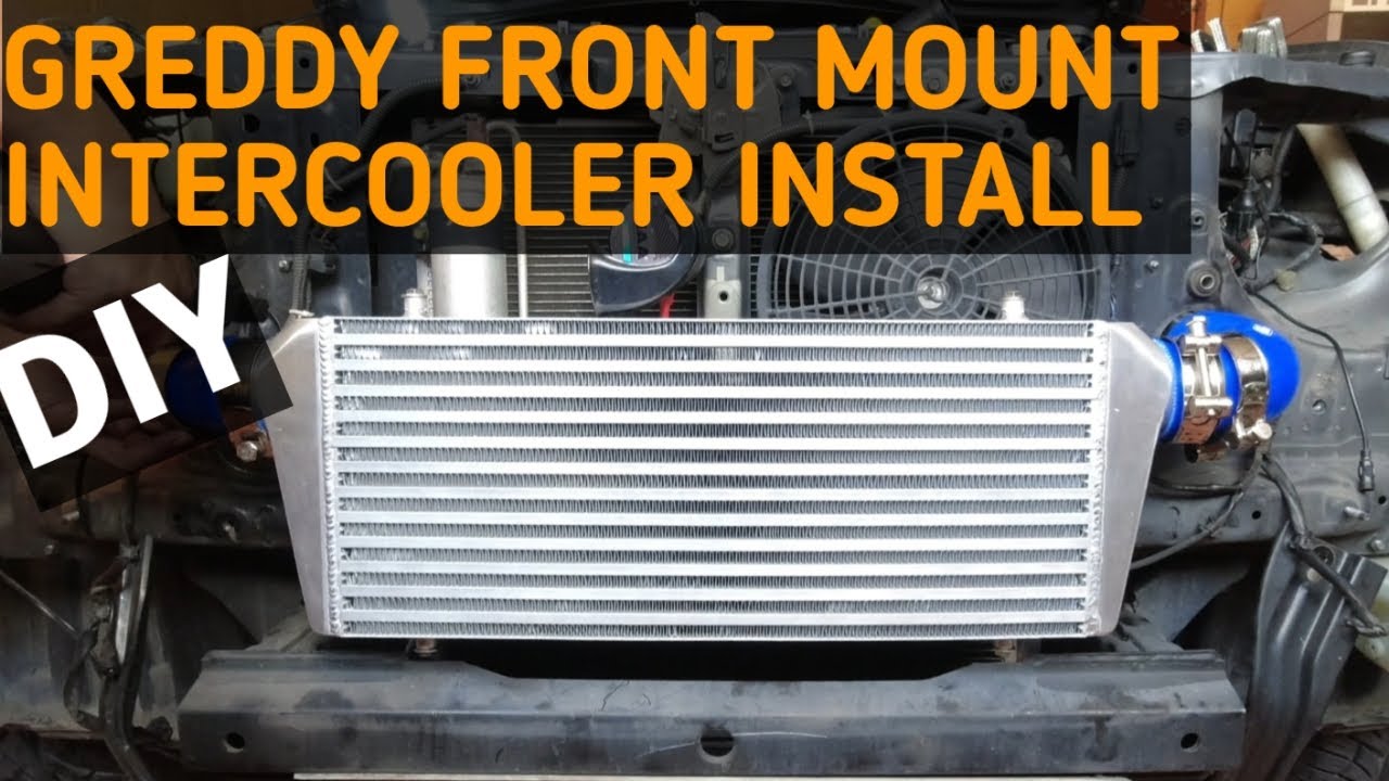 Greddy Front Mount Intercooler Install on MonteroSport DIY YouTube