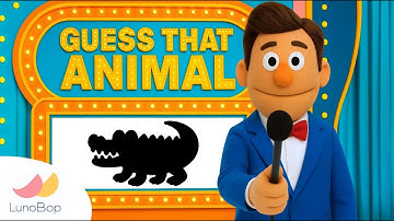 Guess That Animal | Learn Animal Shapes Song For Toddlers & Children | Guessing Animals Shadow Game