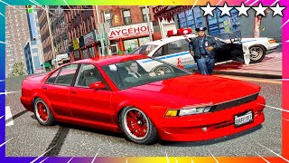 GTA 4 Police Chase - Best Car - Vincent | GTA IV Five Star Cop Battle Funny Trolling Moments