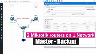 Cara setup 2 router Mikrotik dalam 1 Network ( Master - Backup )