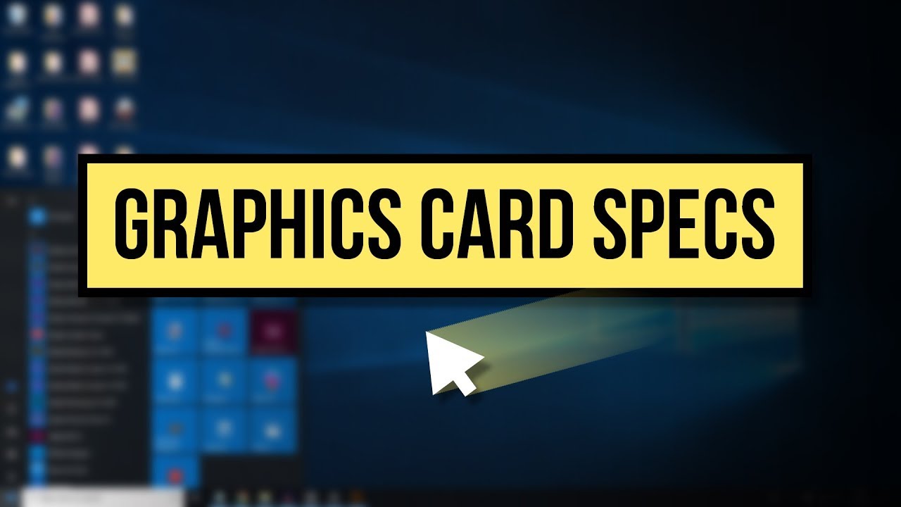 check graphics card windows 10