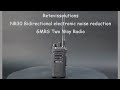 Silence the Chaos Retevis NR30 Noise Canceling GMRS Radio for Group Calls