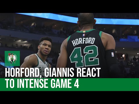 Al Horford on Giannis staredown: "Really didn't sit well with me" | Reaction from 