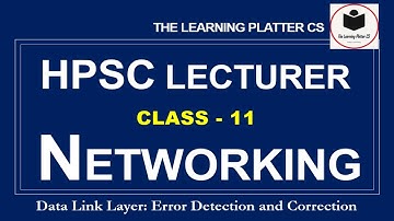Functions of Data Link Layer | Error Detection and Correction | HPSC Computer Lecturer | UGC-NET