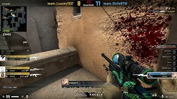 1v5 ACE at faceit but no defuse