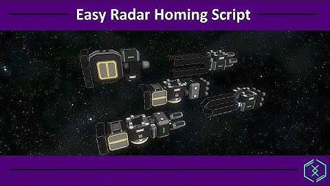 Space Engineers - Easy Radar Homing Script Setup Tutorial
