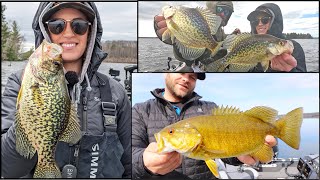 Catching a TON of Spring Crappies &amp; How to Find SPRING Walleyes!