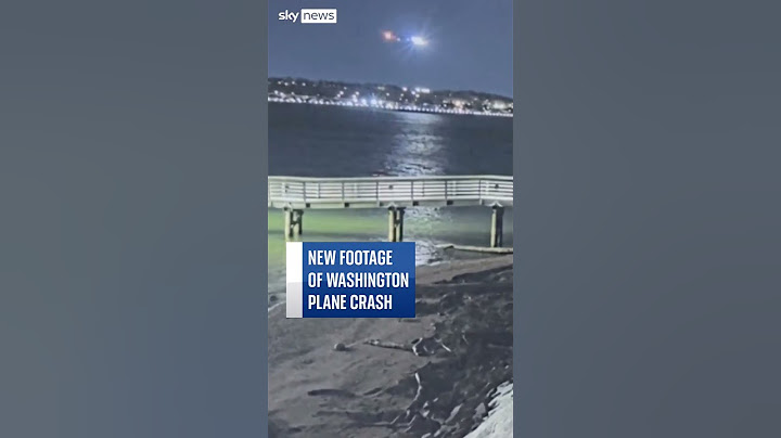 New footage of Washington plane crash