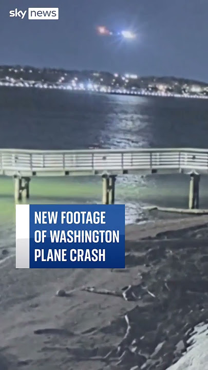 New footage of Washington plane crash