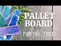 Pallet Board Painting TRICK / How to make CHIPPY distressed wood / EASY