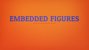 Embedded figures Basics in Hindi