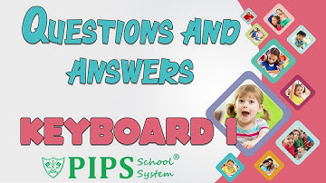 Grade 1 Computer/Keyboard Lecture 4 Questions and answers by PIPS School System Hafizabad