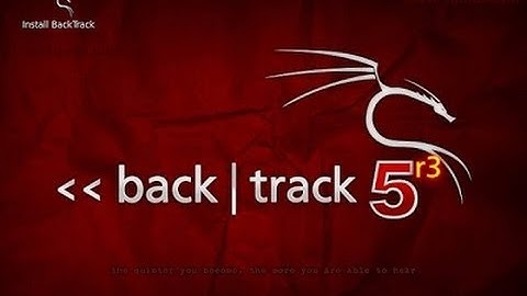 How to RUN Back Track Linux in Virtual Machine