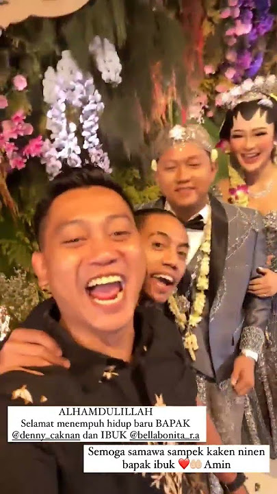 Pernikahan Denny Caknan dan Bella Bonita #menikah #dennycaknan