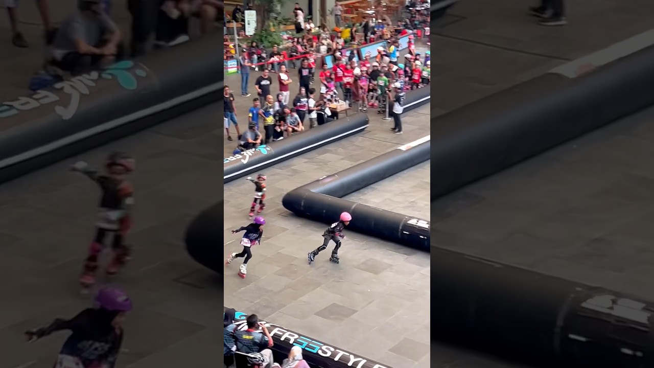 Seru !! nyalip di tikungan lomba sepatu roda rx west series skate cross | rx battle | rx relay