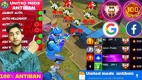 Free fire hack | ff hack mod menu download | free fire headshot hack | United mods antiban mod menu