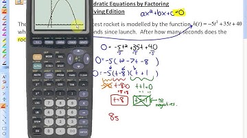 4.2: part 2, lesson 2 (Solving Quadratic Equations by Factoring: Problem Solving)