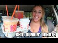 My FAVORITE Keto Drinks from Dunkin' Donuts! | All under $3.00!
