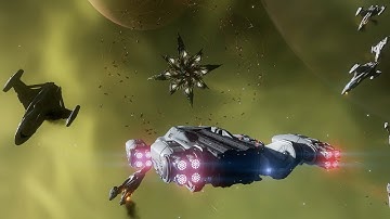 【Elite:Dangerous】Hydra VS Panther Clipper Mk II solo - Heavy Ship Showdown