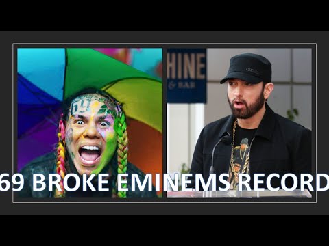 Tekashi 6Ix9Ine Gooba Breaks Eminem's Youtube Record