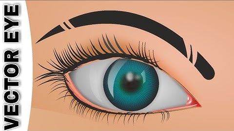 How to Make VECTOR EYE in CorelDraw X7 || Speed Art || Design.wale
