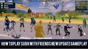 How To Play SUBR With Friends new update Gameplay Survival Unknown Battle Royal #subr #new #update !