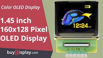 SPI 1.45 inch 160x128 Full Color RGB OLED Display Panel Free View