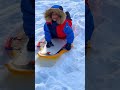 Sledding fun #shorts