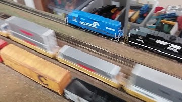 MTH model trains...HO Scale layout update
