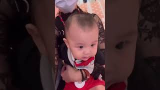 嚇！9個月寶寶第一次溜滑梯 #我是古錐 #baby #funny #cute #搞笑