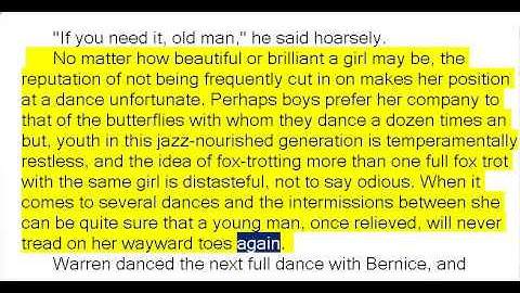 Bernice Bobs Her Hair by Francis Scott Fitzgerald (Book Reading, British English Female Voice)