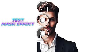 How to create text mask effect in Photoshop #PhotoshopTutorial #PhotoshopTextEffect