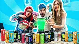 MEZCLAMOS TODAS LAS BEBIDAS ENERGÉTICAS!! Increíble lo que sucedió...