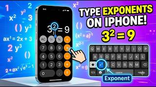 How to Type Exponents on an iPhone