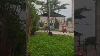 Gentle Sunrise Journey Across Cempaka Golden Road